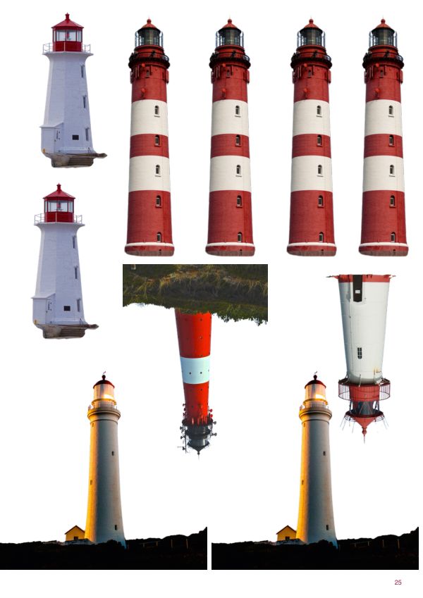 עמוד דימויים מתוך החוברות